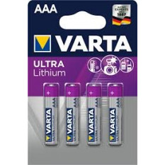 4 Piles VARTA AAA ULTRA LITHIUM
